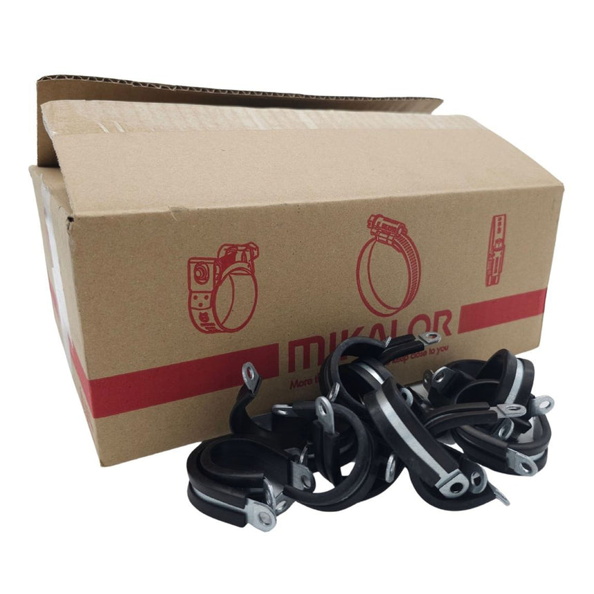 DIN 3016 Rubber-lined P-Clip Form D (W1)