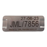 Metal ID Hose Tags, Hose ID Tagging at JML Henderson