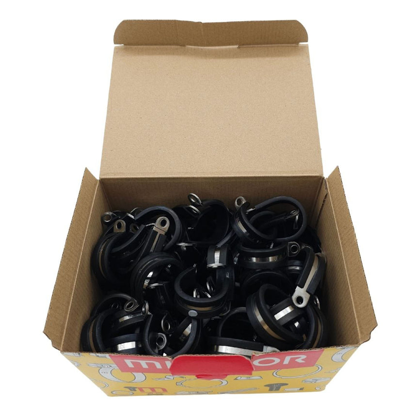 DIN 3016 Rubber-lined P-Clip Form D (W4)