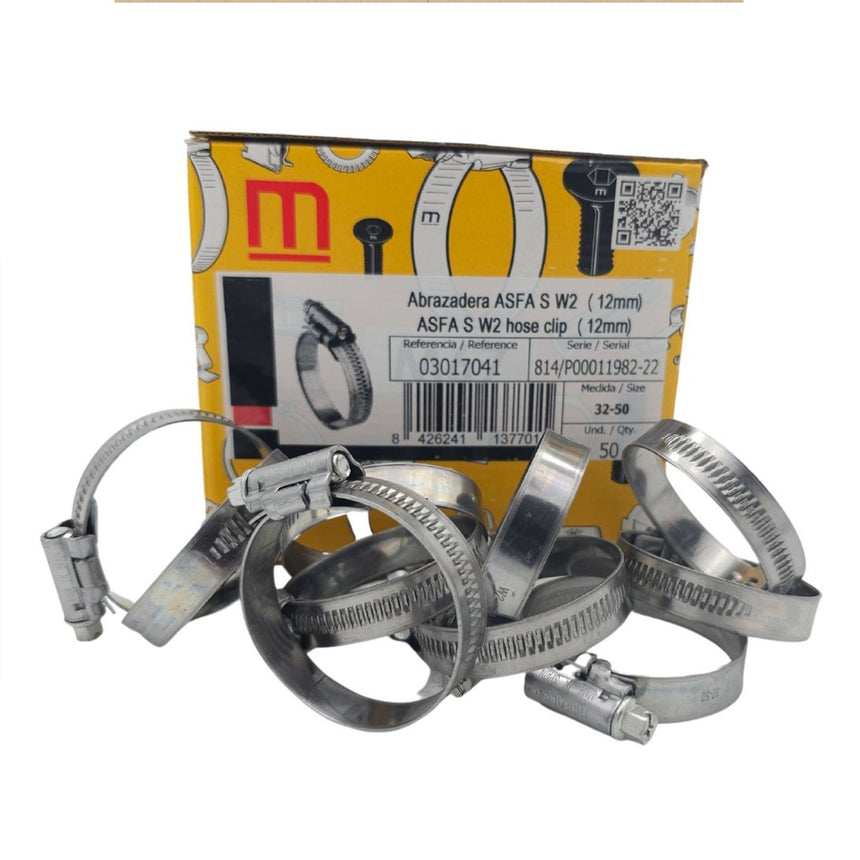 Mikalor ASFA "S" 12mm Worm-Drive Hose Clamp (W2)