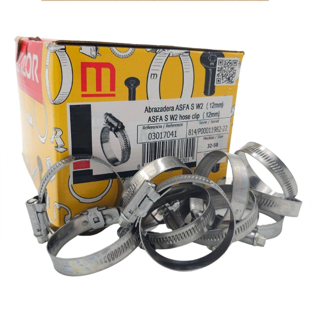 Mikalor ASFA "S" 12mm Worm-Drive Hose Clamp (W2)