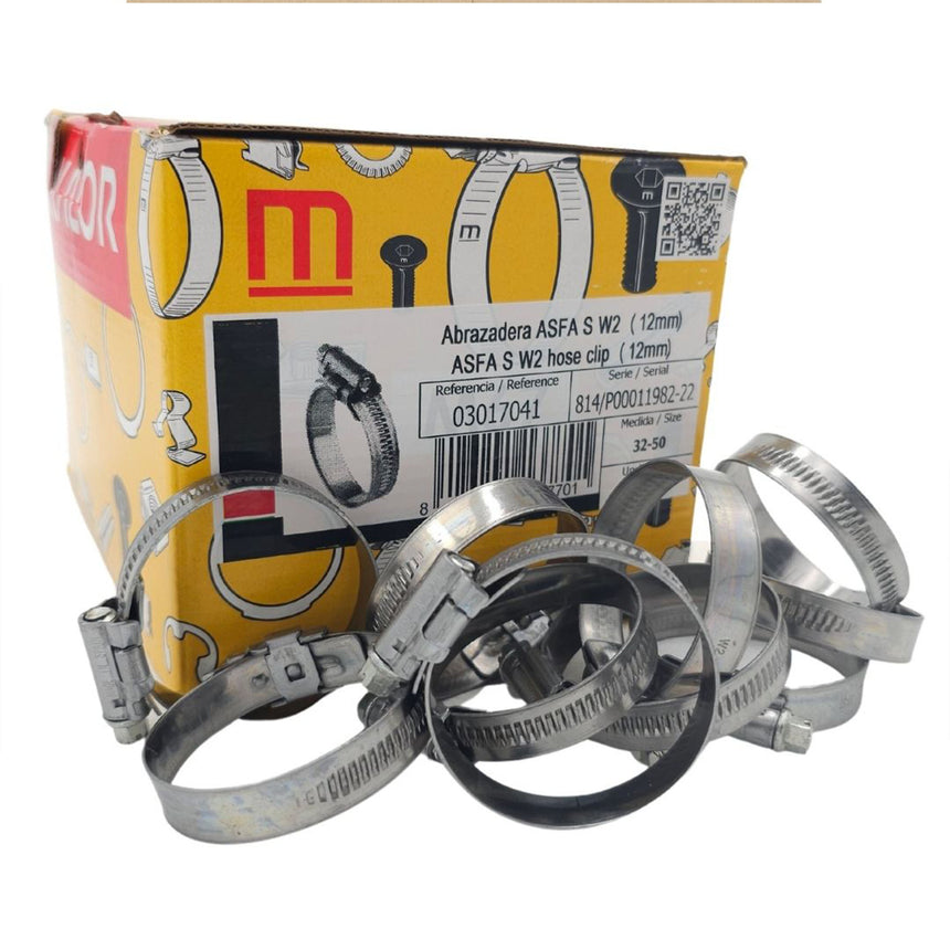 Mikalor ASFA "S" 12mm Worm-Drive Hose Clamp (W2)