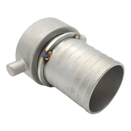 BSP Coupling Female Serrated Tail with Ring (Stainless Steel), Hose Couplings & Fittings at JML Henderson