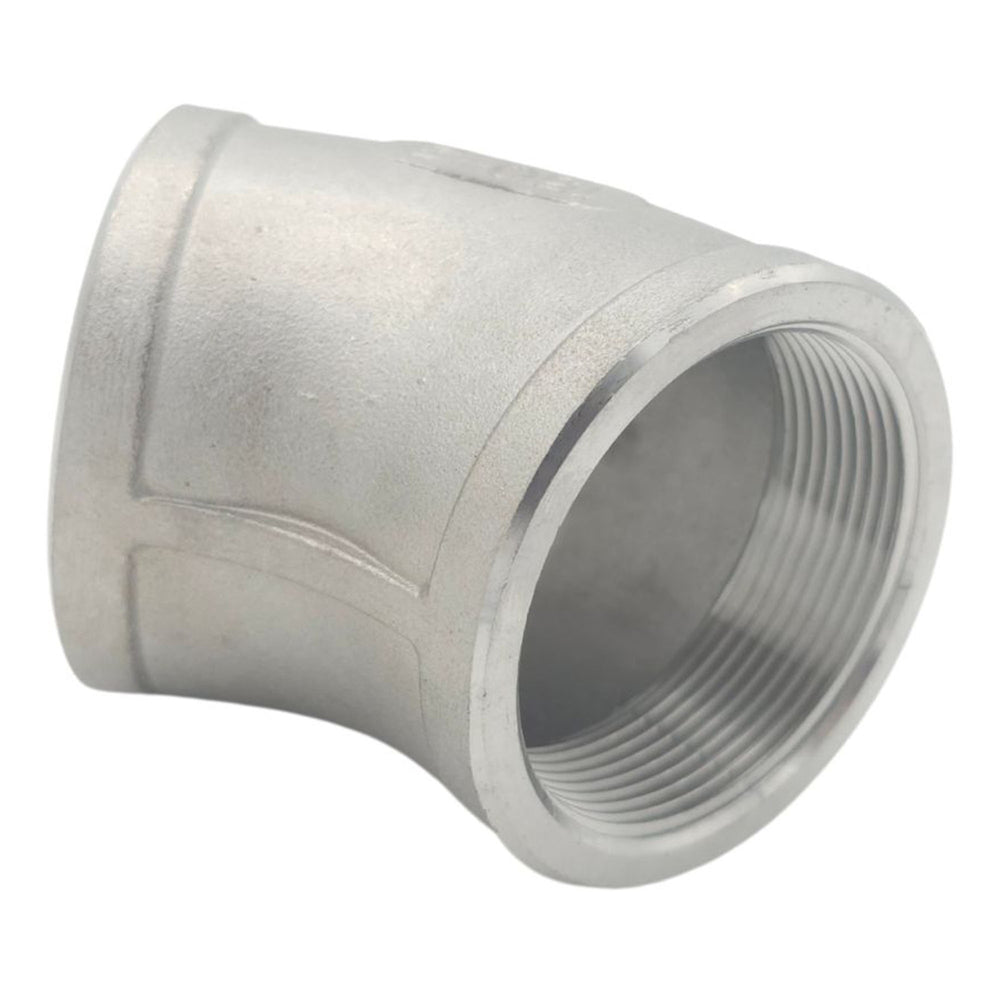 BSP Female to Female 45° Elbow (Stainless Steel)