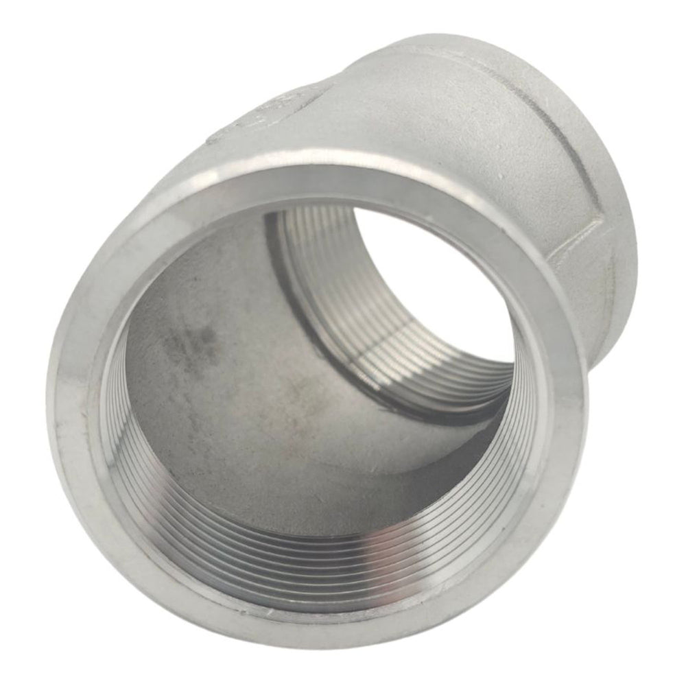 BSP Female to Female 45° Elbow (Stainless Steel)