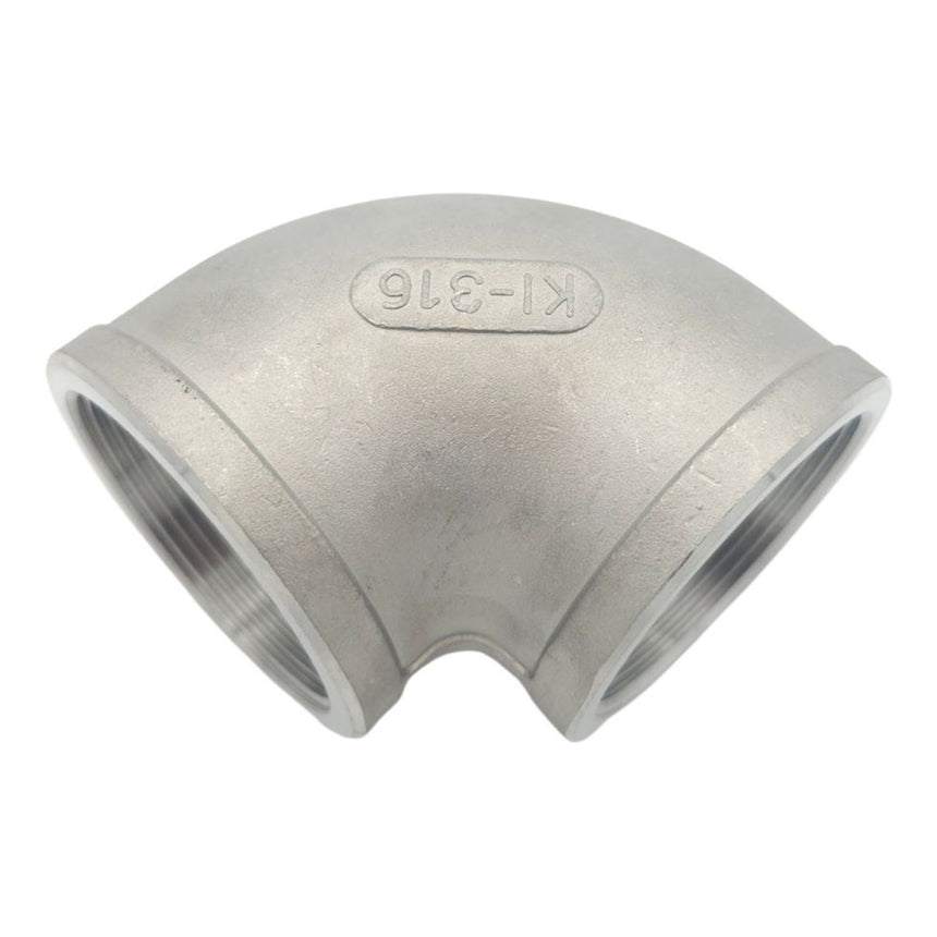 BSP Female to Female 90° Elbow (Stainless Steel)