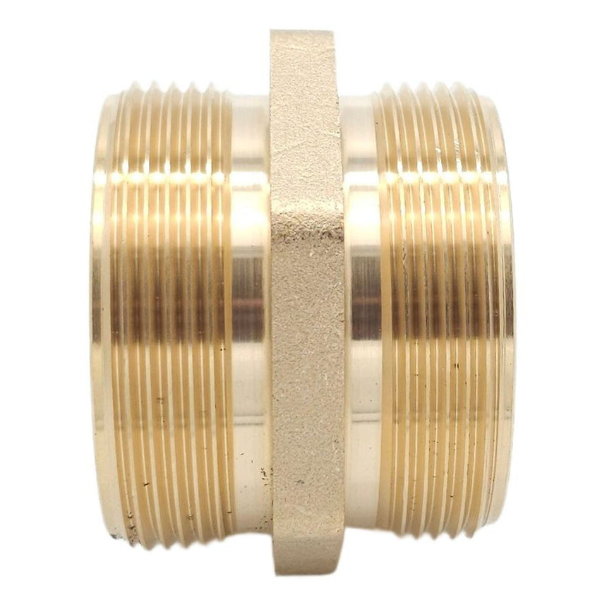BSP Male to BSP Male Hex Nipple (Brass)