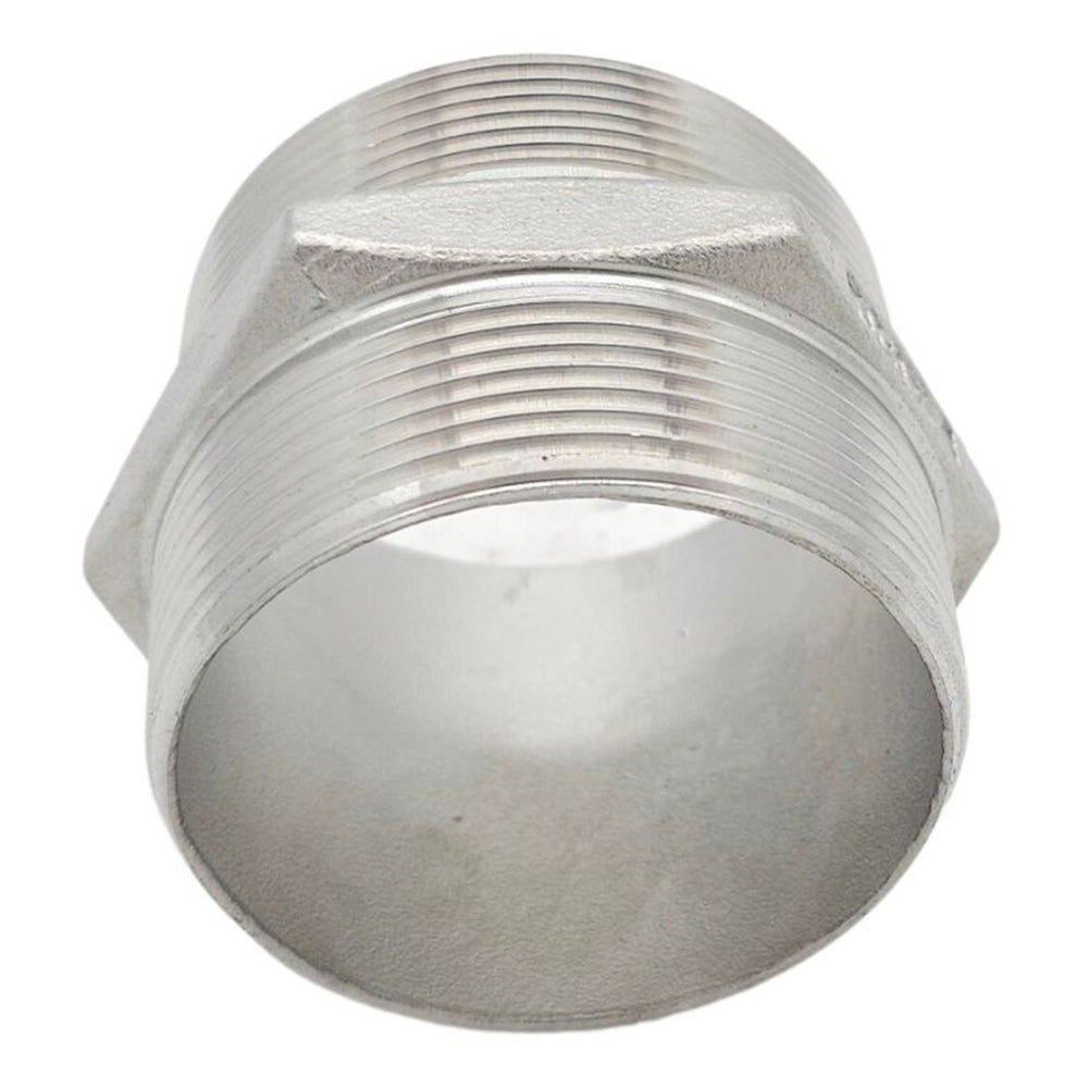 BSP Male to BSP Male Hex Nipple (Stainless Steel)