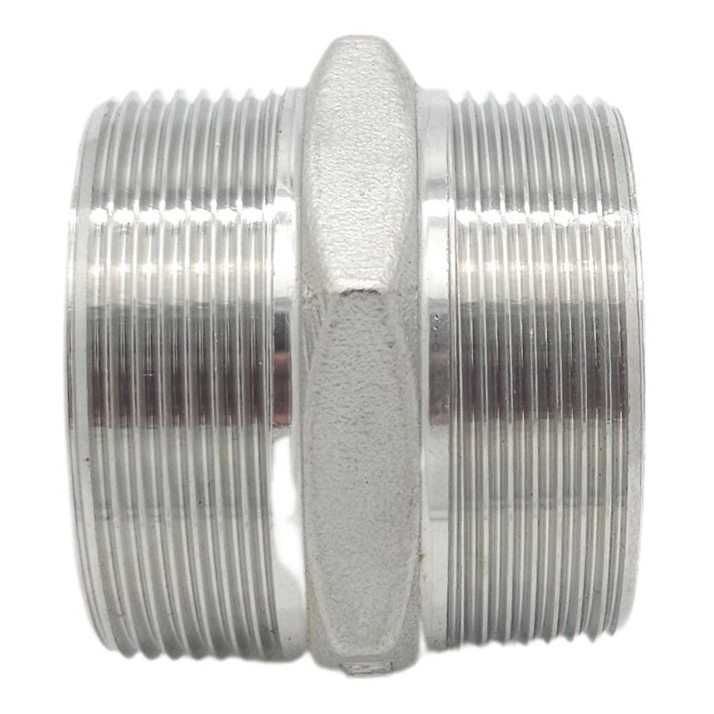 BSP Male to BSP Male Hex Nipple (Stainless Steel)
