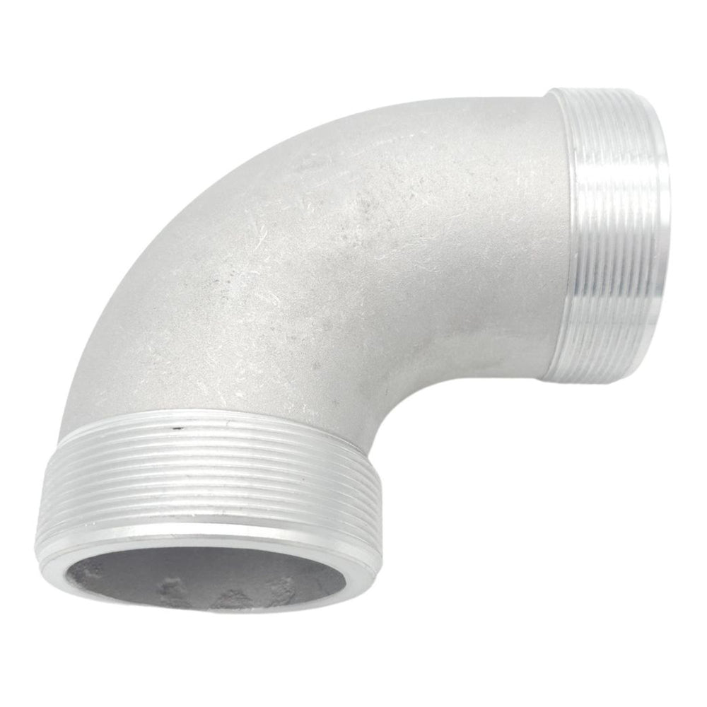 BSP Male to Male 90° Bend (Aluminium)