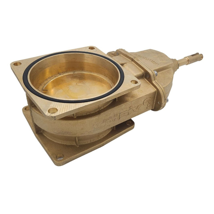 MZ Flange Gate Valve with Lever Handle (Brass)