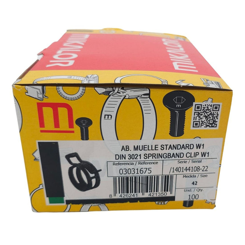 DIN 3021 Heavy-Duty Spring-Band Clip (W1)