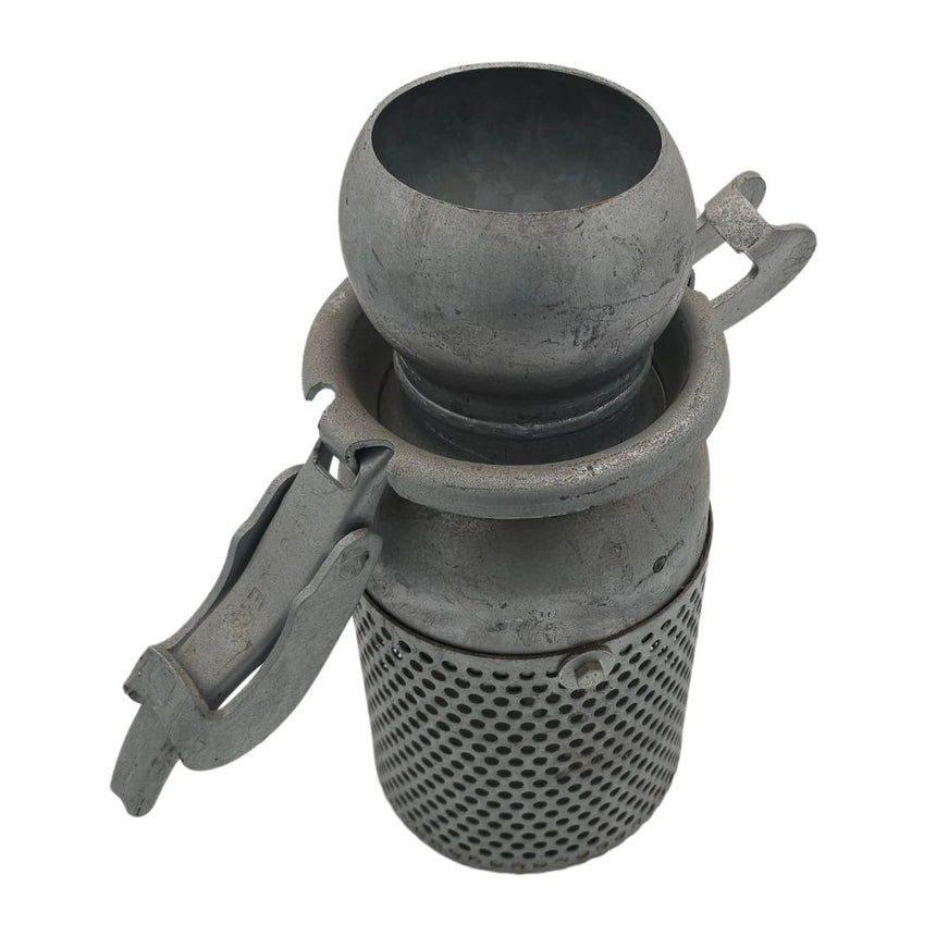 Genuine Bauer Coupling Male Footvalve & Strainer (Galvanized) | JML Henderson | Bulk Tanker Parts