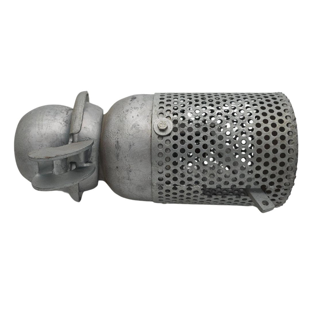Genuine Bauer Coupling Male Footvalve & Strainer (Galvanized) | JML Henderson | Bulk Tanker Parts