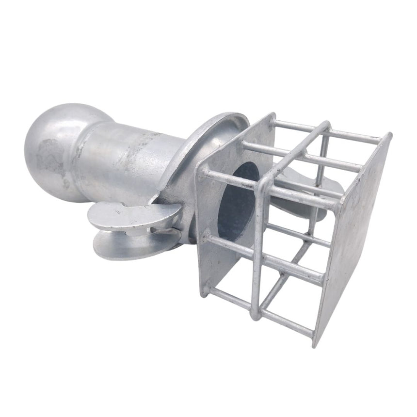 Genuine Bauer Coupling Male Sewage Strainer (Galvanized) | JML Henderson | Bulk Tanker Parts