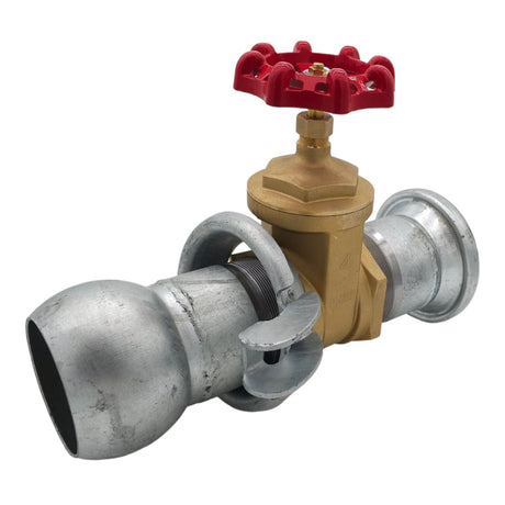 Genuine Bauer Hose Coupling S63 Gate Valve (Brass) | JML Henderson | Bulk Tanker Parts