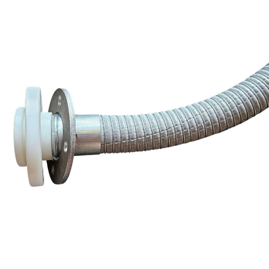 Grey Composite Hose Assembly with Polyprop Table D Flanges, Composite Hoses at JML Henderson