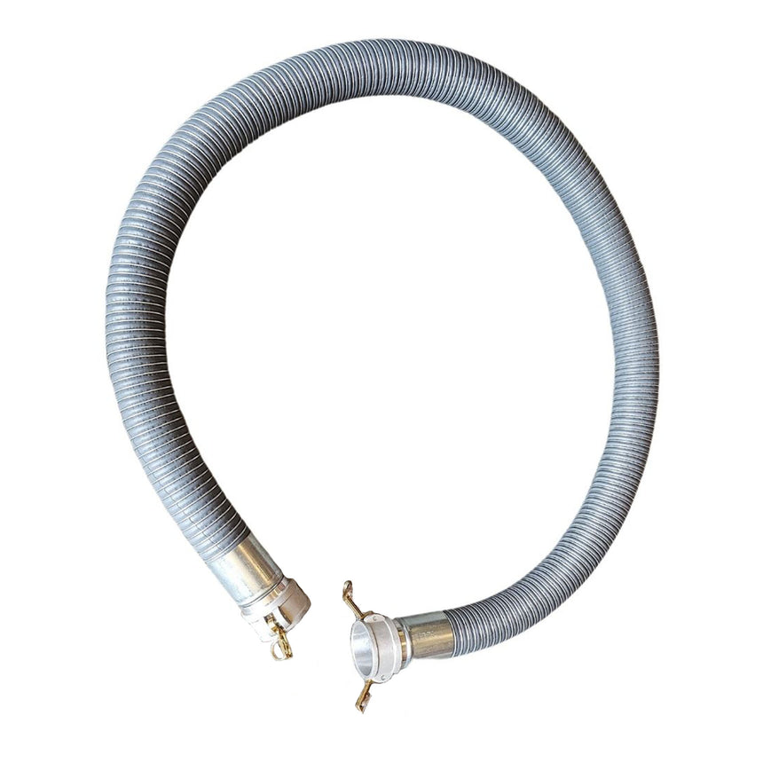 Grey Composite Hose Assembly with Camlock Females, Composite Hoses at JML Henderson