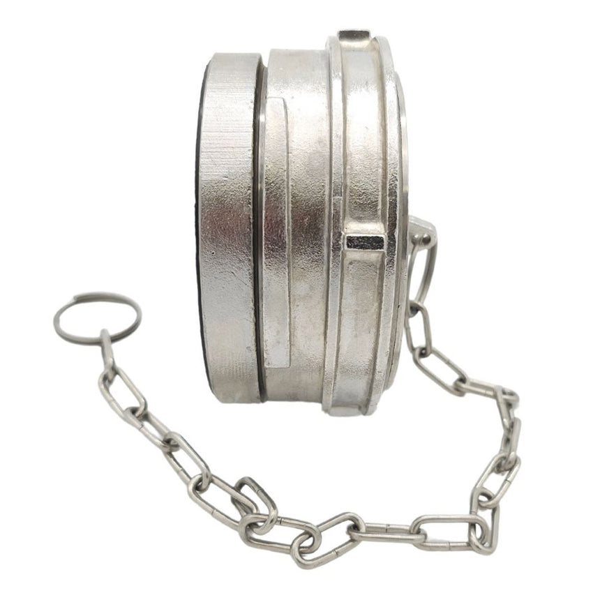 Guillemin Hose Coupling Blank Cap with Locking Ring (Stainless Steel), Hose Couplings & Fittings at JML Henderson