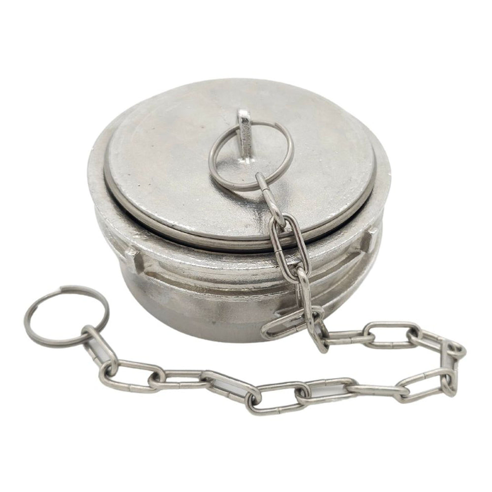 Guillemin Hose Coupling Blank Cap with Locking Ring (Stainless Steel), Hose Couplings & Fittings at JML Henderson