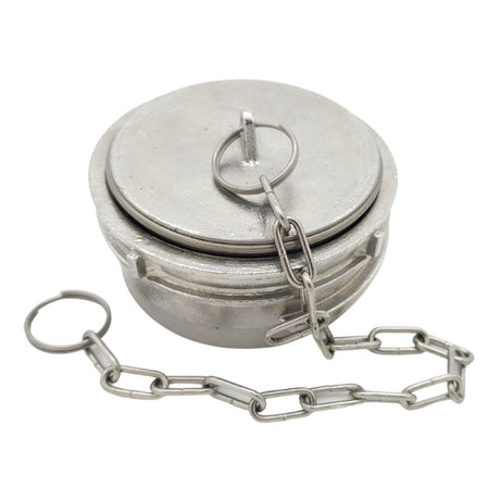 Guillemin Hose Coupling Blank Cap with Locking Ring (Stainless Steel), Hose Couplings & Fittings at JML Henderson