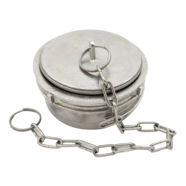 Guillemin Hose Coupling Blank Cap with Locking Ring (Stainless Steel), Hose Couplings & Fittings at JML Henderson