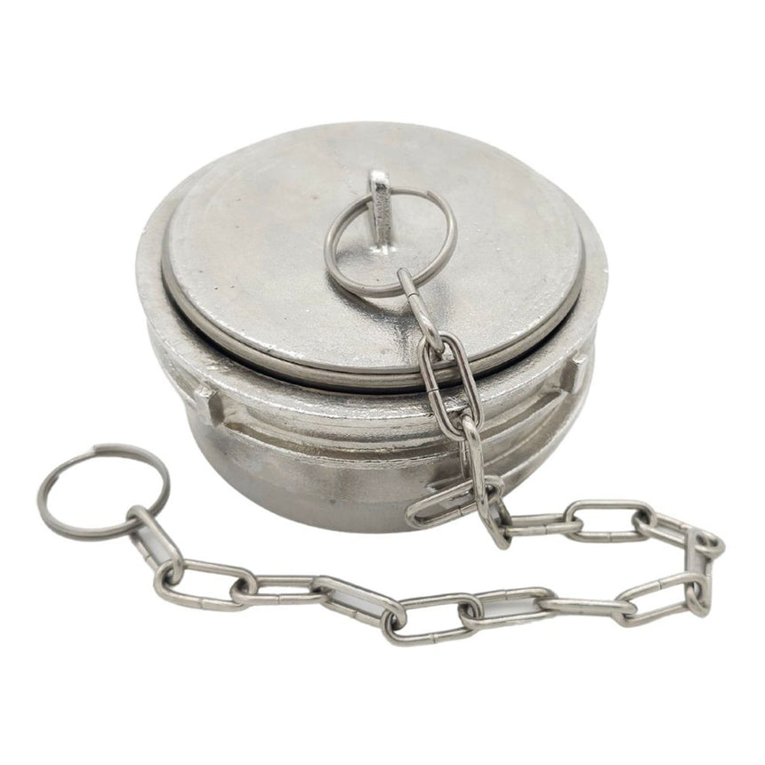 Guillemin Hose Coupling Blank Cap with Locking Ring (Stainless Steel), Hose Couplings & Fittings at JML Henderson