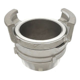 Guillemin Coupling to BSP Male with Locking Ring (Stainless Steel)