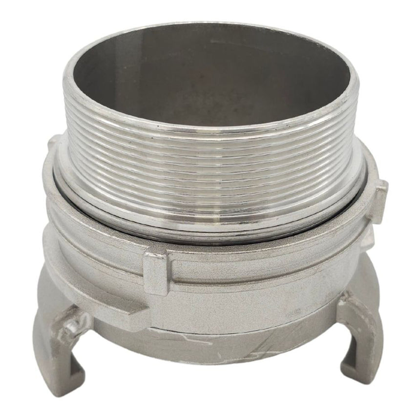 Guillemin Coupling to BSP Male with Locking Ring (Stainless Steel)