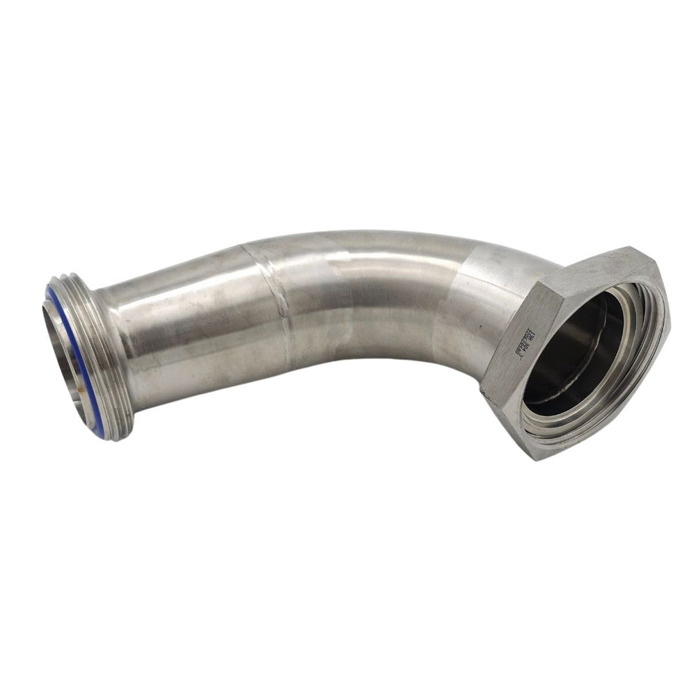 RJT Female Swivel to RJT Male 90° Bend (Stainless Steel)