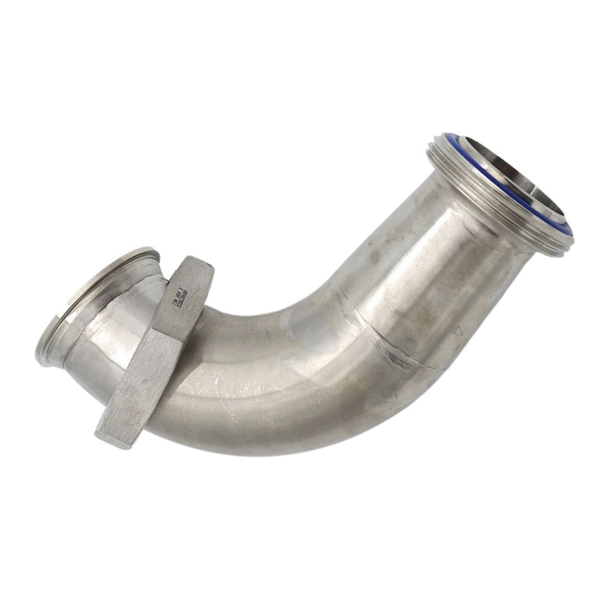 RJT Female Swivel to RJT Male 90° Bend (Stainless Steel)