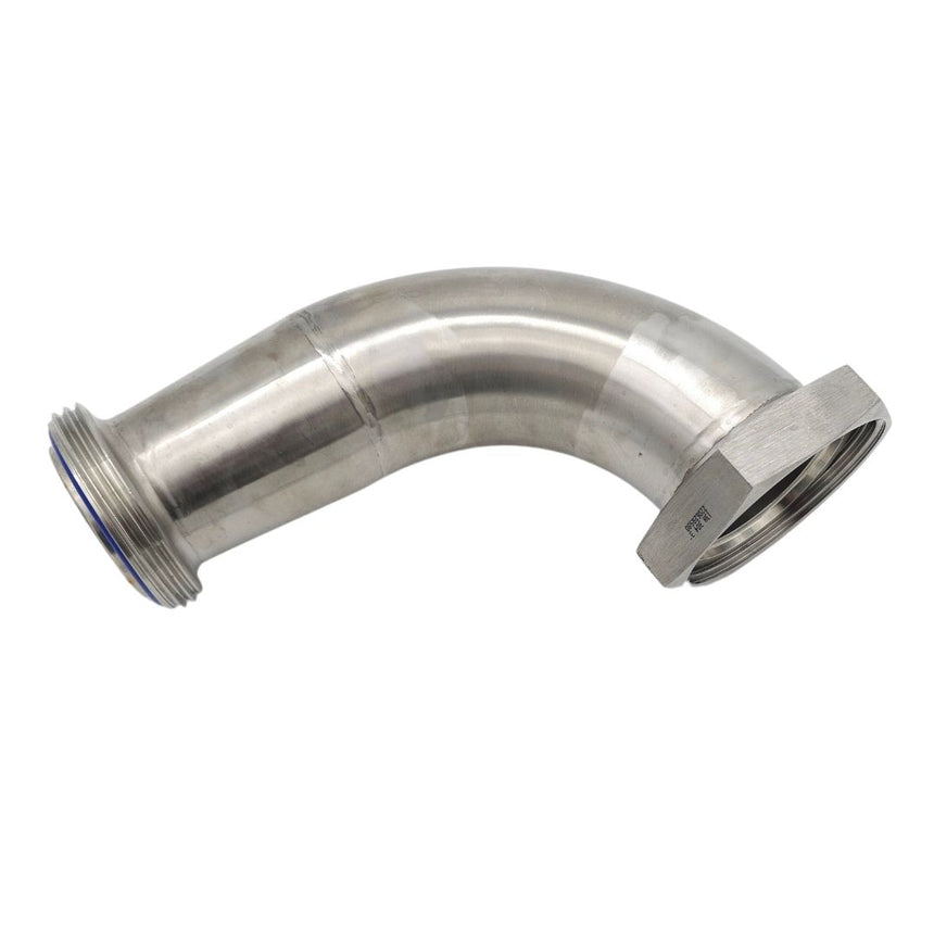 RJT Female Swivel to RJT Male 90° Bend (Stainless Steel)