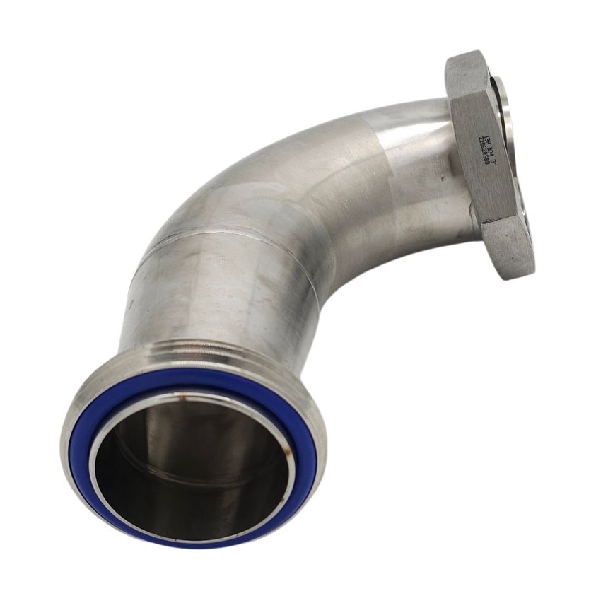 RJT Female Swivel to RJT Male 90° Bend (Stainless Steel)