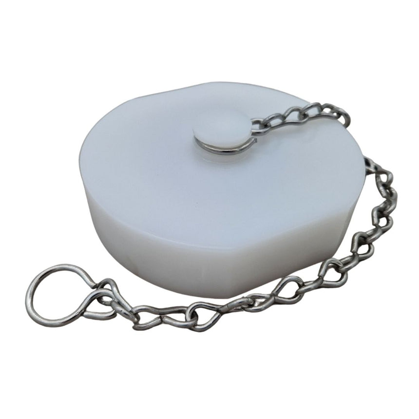 RJT Female Plastic Blank Cap with Stainless Chain