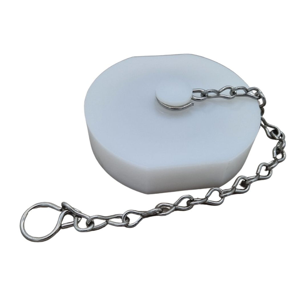 RJT Female Plastic Blank Cap with Stainless Chain