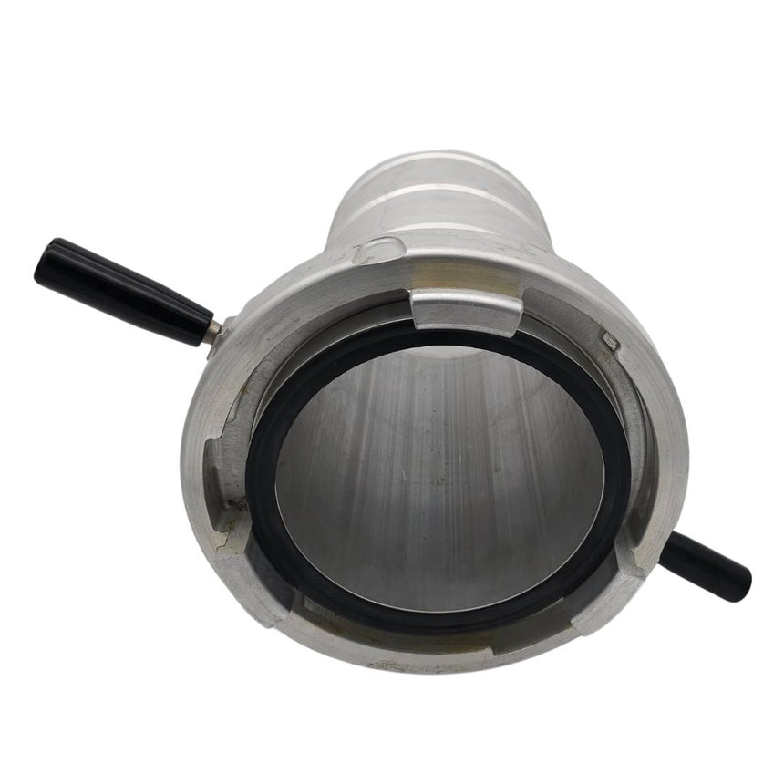 Storz Coupling to Ribbed Tail with Folding Handles