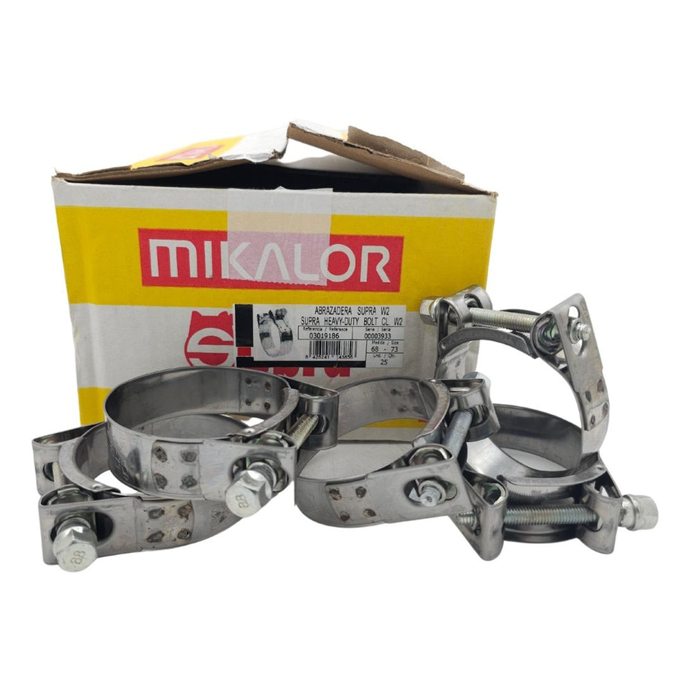 Mikalor Supra Heavy-Duty T Bolt Hose Clamp (W2)