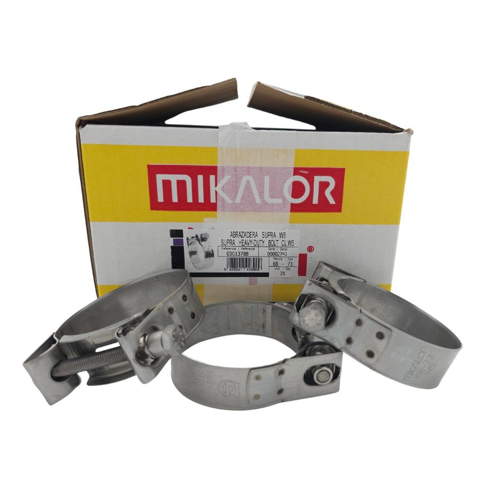 Mikalor Supra Heavy-Duty T Bolt Hose Clamp (W5)