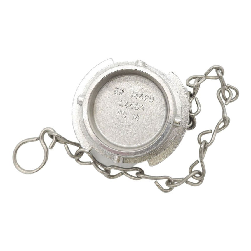 Tank Wagon Coupling Cap VB (Stainless Steel), Hose Couplings & Fittings at JML Henderson