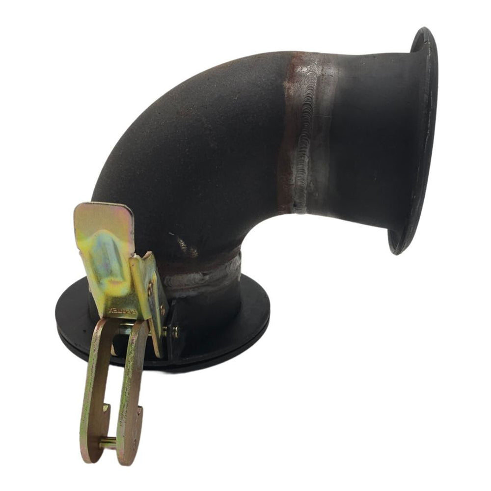 Toggle Male Coupling to 90° Bend to Toggle Female Coupling (Mild Steel)