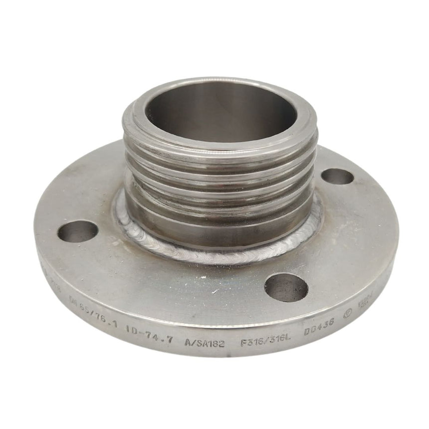URT Male Coupling to PN16 Flange Adaptor
