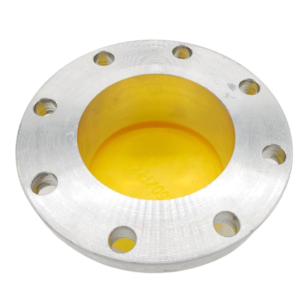 100mm 8 Hole Flange to 4" BSP Male (Aluminium)
