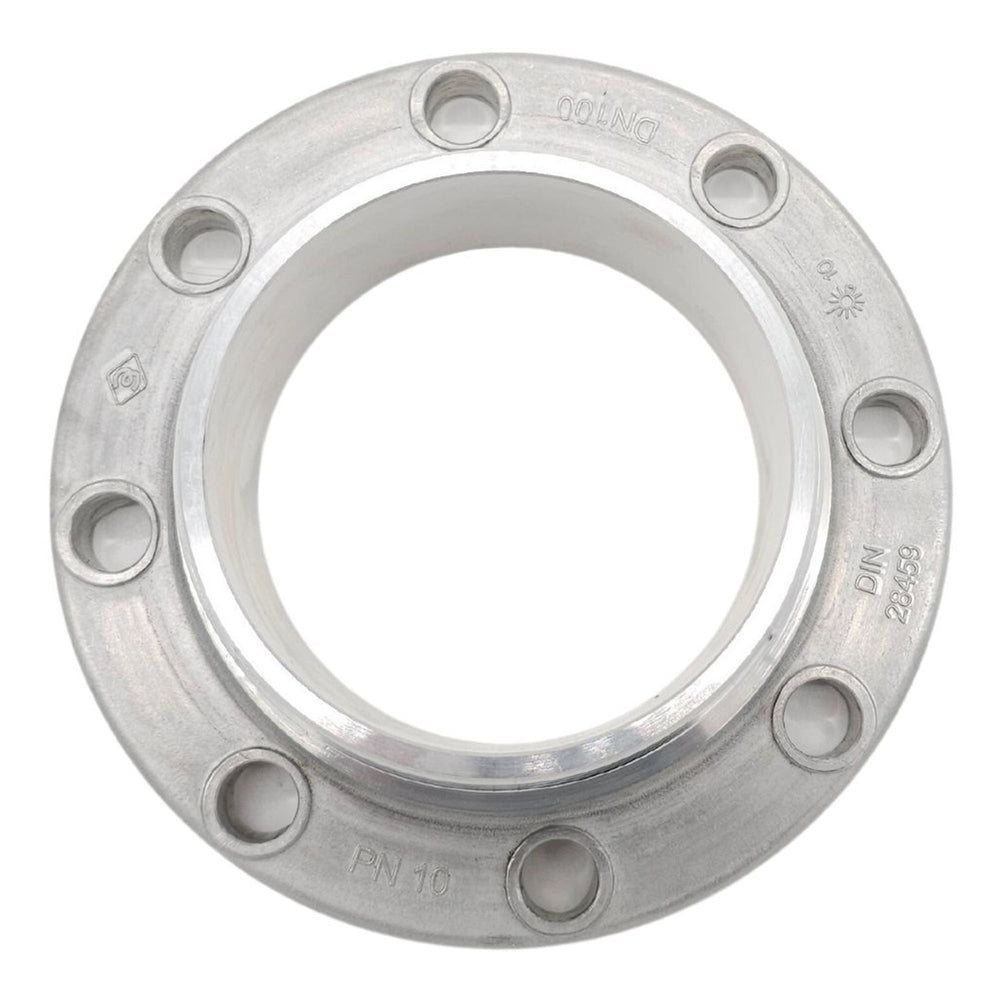 100mm 8 Hole Flange to 4" BSP Male (Aluminium)