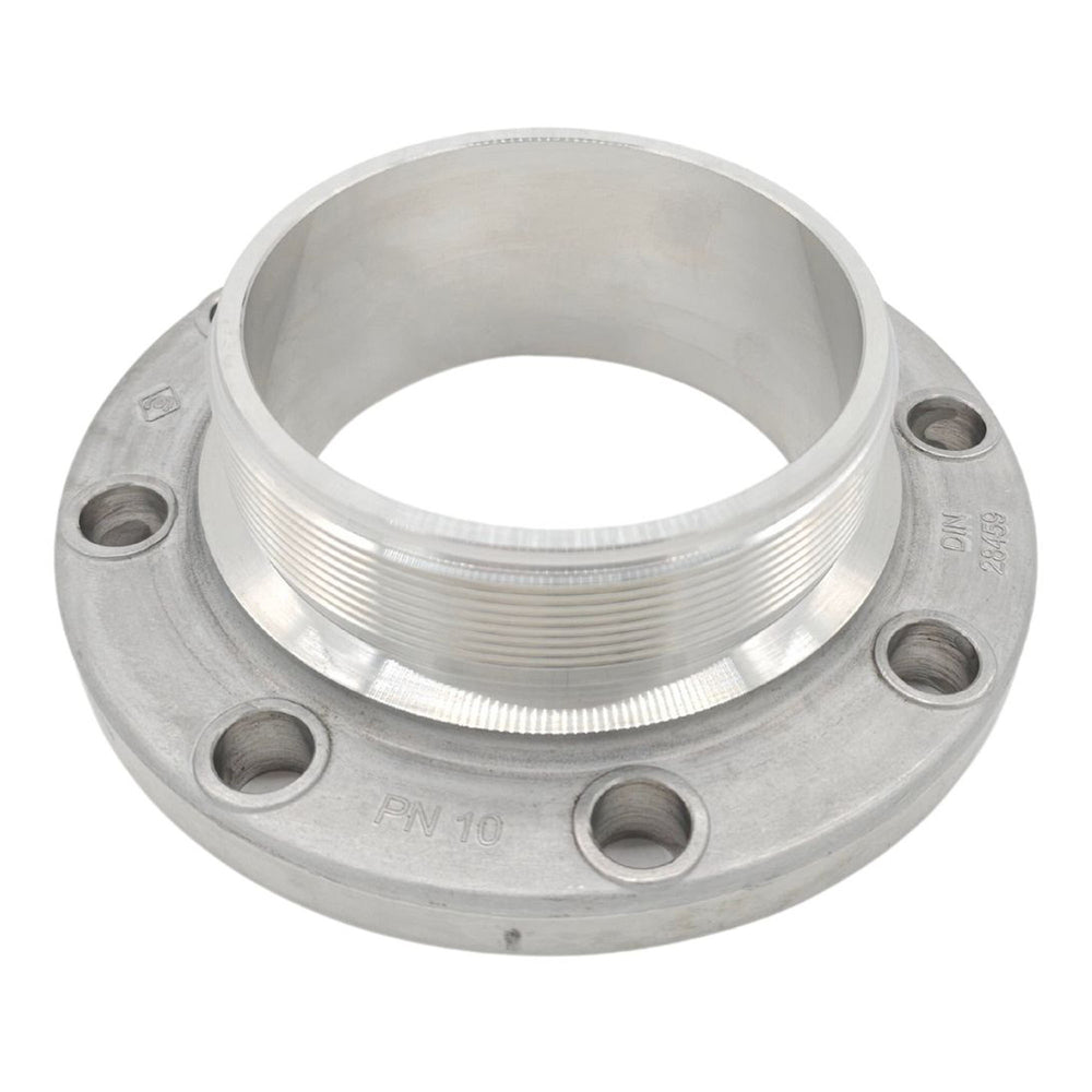 100mm 8 Hole Flange to 4" BSP Male (Aluminium)