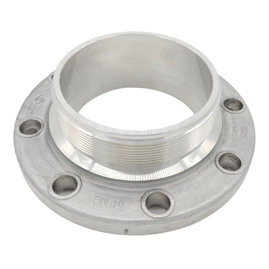 100mm 8 Hole Flange to 4in BSP Male (Aluminium)