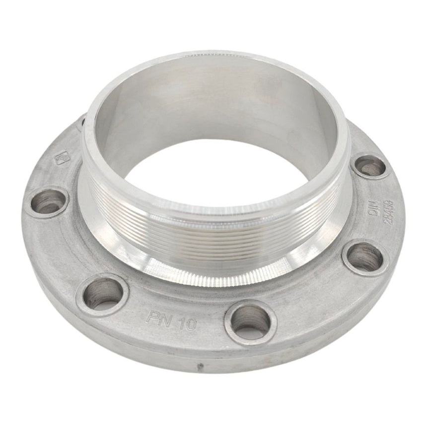 100mm 8 Hole Flange to 4" BSP Male (Aluminium)