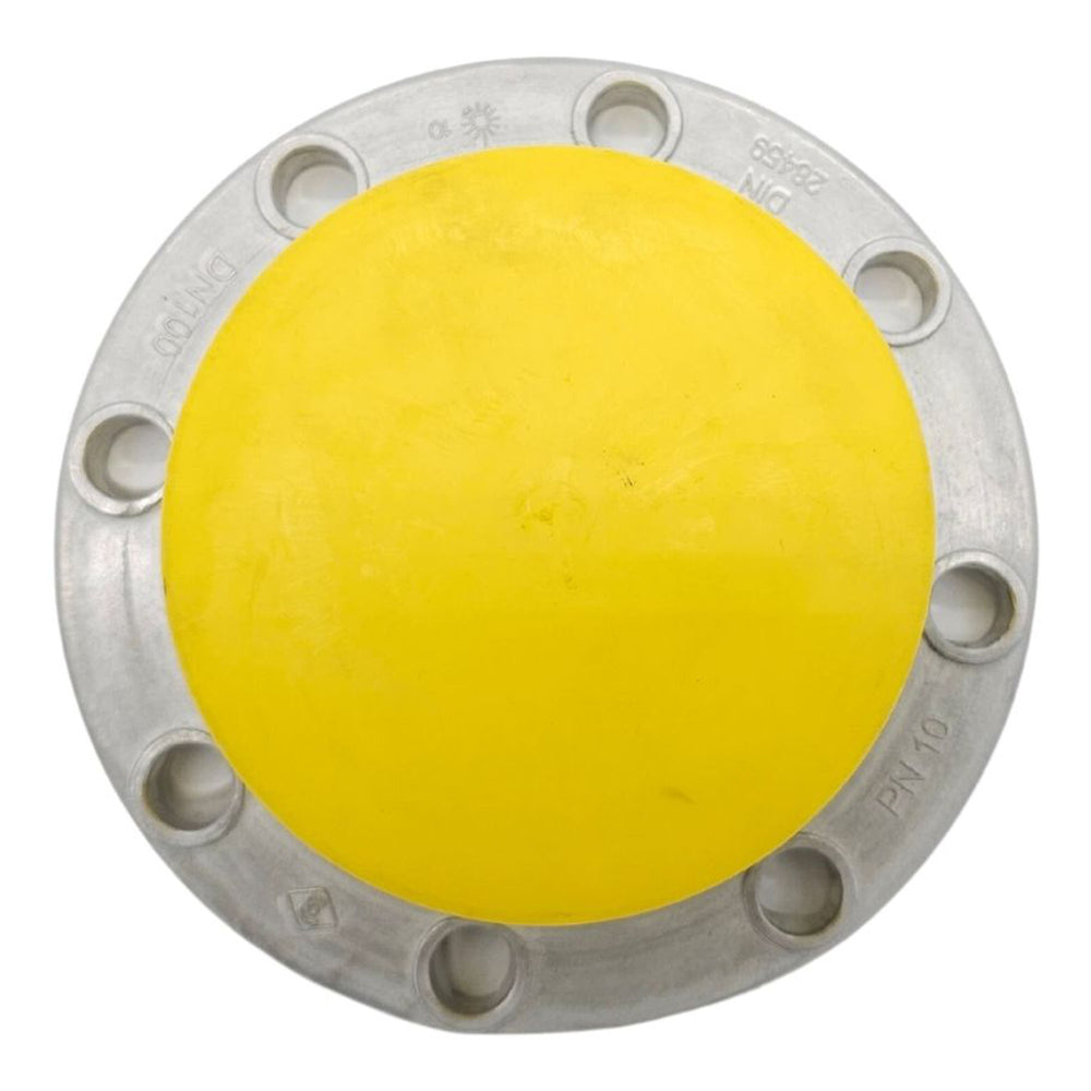 100mm 8 Hole Flange to 4" BSP Male (Aluminium)