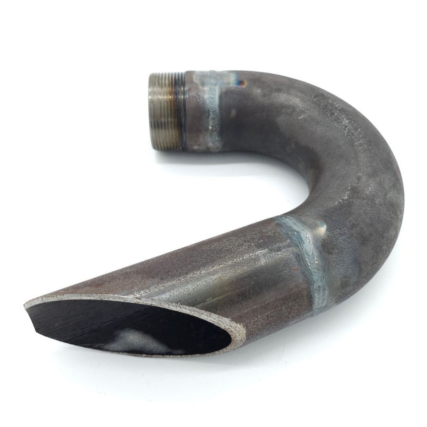 2in BSP Male 180° Steel Weld Nozzle