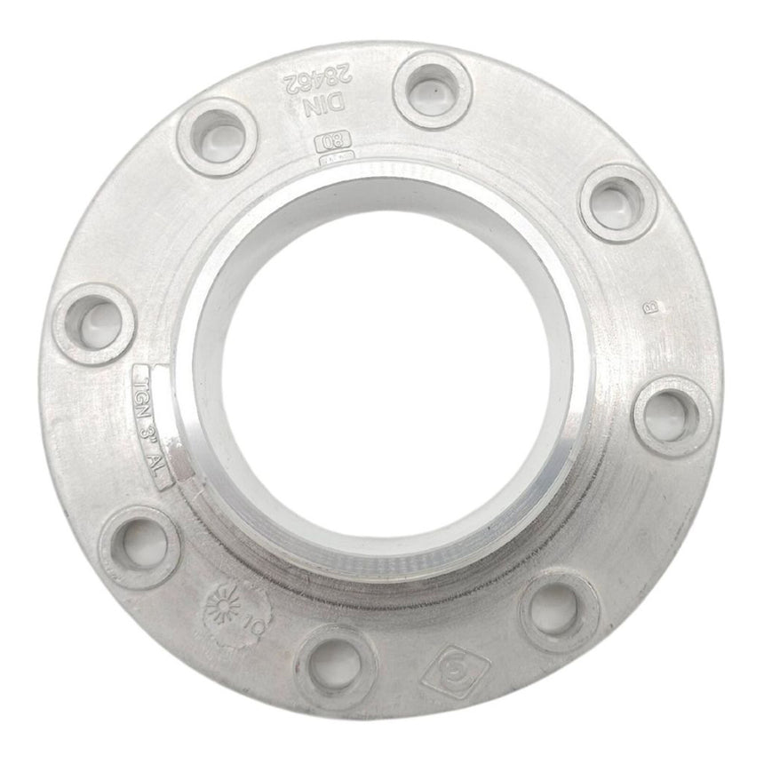 80mm 8 Hole Flange to 3in BSP Male (Aluminium)