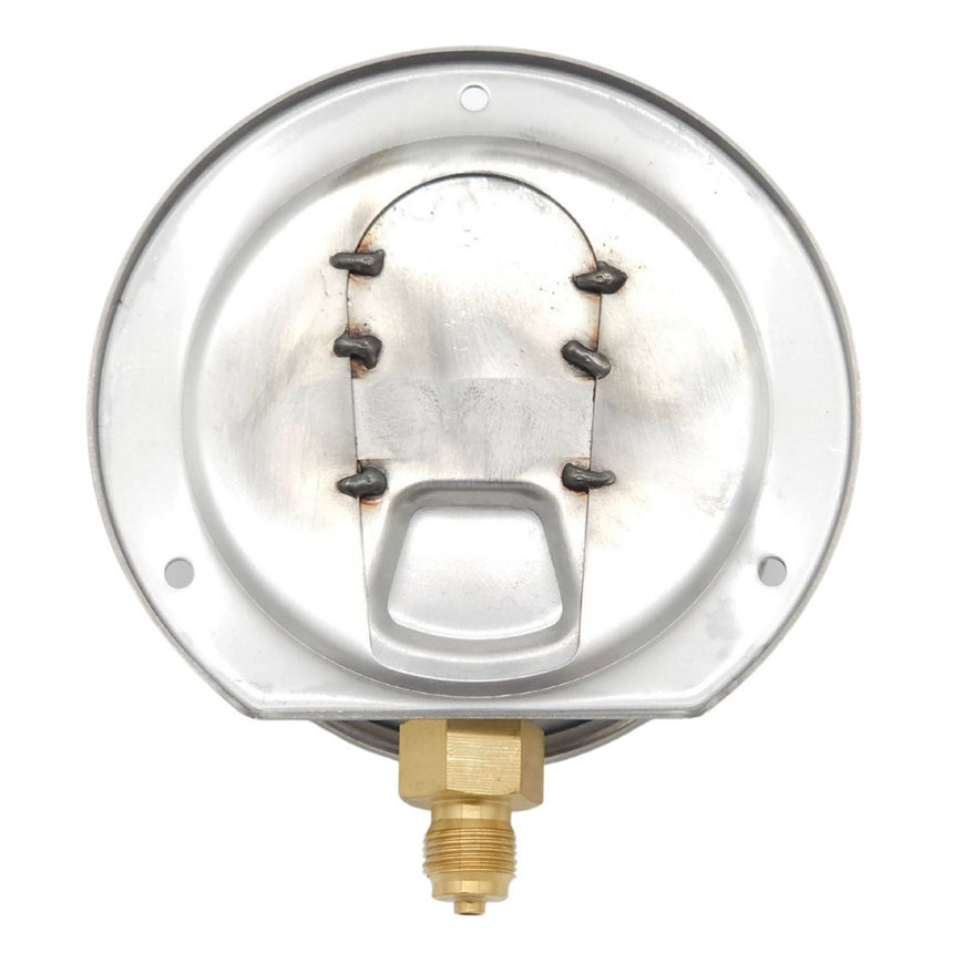 63mm Pressure Gauge 11 Bar Back Entry with Backplate